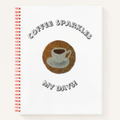 Carnet à spirale Tasse à café (Devant)