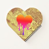 Carnet à spirales - Cœur d’or et éclats d’âme (Dos)