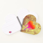 Carnet à spirales - Cœur d’or et éclats d’âme (Intérieur)