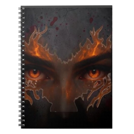 Carnet à spirales Dark Fantasy Mystic Burning Eye (Devant)