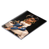 carnet à spirales élégant (Côté gauche)