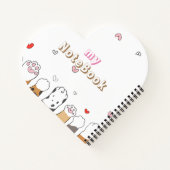 Carnet à spirales en forme de cœur (Dos)