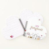 Carnet à spirales en forme de cœur (Intérieur)