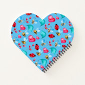 Carnet à spirales en forme de cœur (Dos)