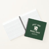 Carnet à spirales personnalisé avec citation drôle (Intérieur)