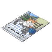 Carnet à spirales: Soirée bruyante (Hobbes) (Côté gauche)