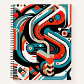 Carnet à spirales tech (Devant)