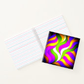 Carnet à spirales. Vagues de couleur, pages d'idée (Intérieur)