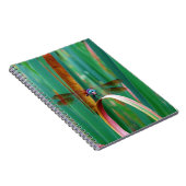 Carnet A teal Eyed Dragonfly with cattails (Côté Droit)