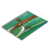 Carnet A teal Eyed Dragonfly with cattails (Côté gauche)