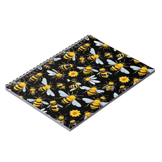 Carnet à thème abeille (Côté gauche)