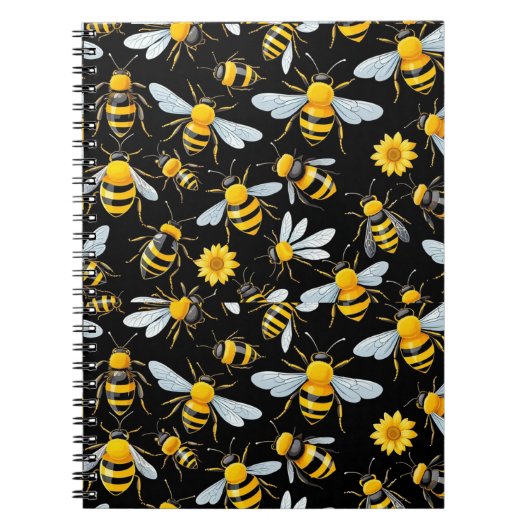 Carnet à thème abeille (Devant)