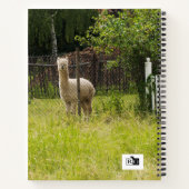 Carnet à thème Alpaca Personnalisé (Dos)