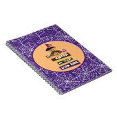 Carnet à thème de la sorcière d'Halloween (Côté Droit)