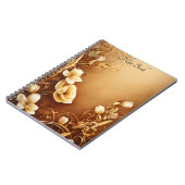 Carnet à thème floral (Côté gauche)
