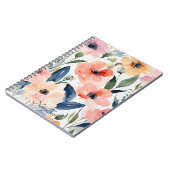 Carnet à thème floral (Côté gauche)