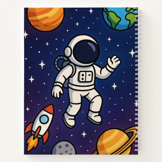 Carnet à thème spatial (Dos)