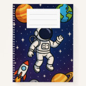 Carnet à thème spatial (Devant)