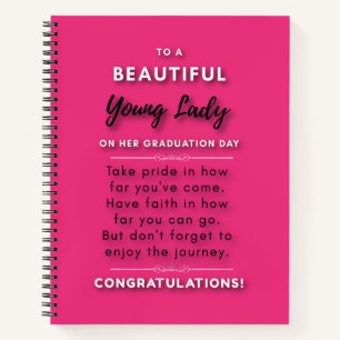Carnet À Une Belle Jeune Dame Le Jour De Son Diplôme 2