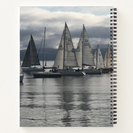 Carnet à voile avec le nom du propriétaire (Dos)