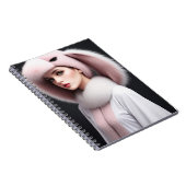 Carnet A woman wearing a rabbit hat (Côté Droit)