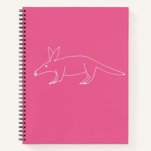 Carnet Aardvark mal tiré (Devant)