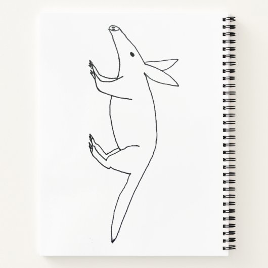 Carnet Aardvark mal tiré (Dos)