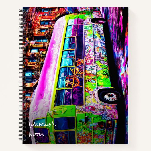 Carnet Abandon de l'art de rue de bus (Devant)