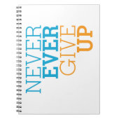 Carnet Abandonnez jamais jamais (Devant)