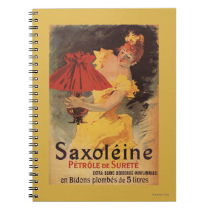 Carnet Abat-jour de rouge d'huile de lampe de Saxoleine