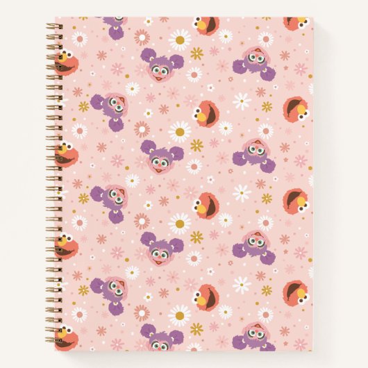 Carnet Abby Cadabby & Elmo | Motif Woodland (Devant)