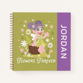 Carnet Abby Cadabby | Fleurs pour toujours | Ajouter Votr (Devant)