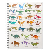 Carnet ABC dinosaures (Devant)