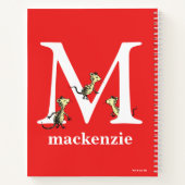 Carnet ABC du Dr Seuss : Lettre M - Blanc | Ajouter Votre (Dos)
