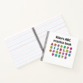 Carnet ABC practice notebook personalized (Intérieur)