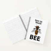Carnet Abeille aime travailler abeille (Intérieur)