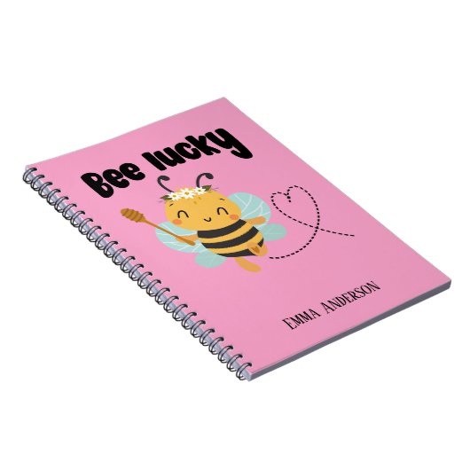 Carnet "Abeille chanceuse" (Côté Droit)