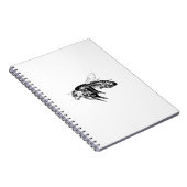 Carnet Abeille d'insectes noir (Côté Droit)