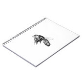 Carnet Abeille d'insectes noir (Côté gauche)