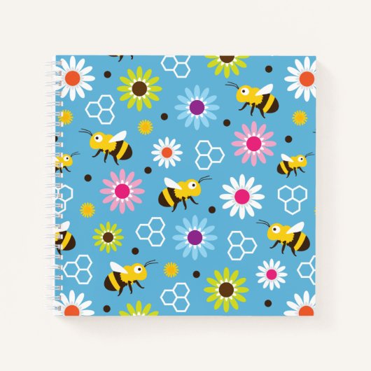 Carnet Abeille & Fleurs (Devant)