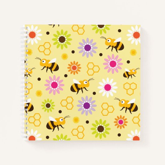 Carnet Abeille & Fleurs (Devant)
