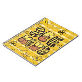 Carnet Abeille gentille : Miel douce abeille (Côté gauche)