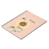 Carnet Abeille heureuse (Côté gauche)