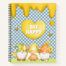 Abeille joyeuse avec des grains de fleur de miel