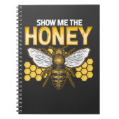 Carnet Abeille Montrez-Moi Honey Honeycomb Graphique de n (Devant)
