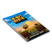 Carnet Abeille, Pixel Art Rétro 8 Bits (Côté Droit)