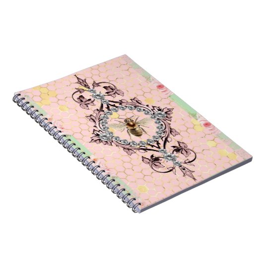 Carnet abeille rustique (Côté Droit)