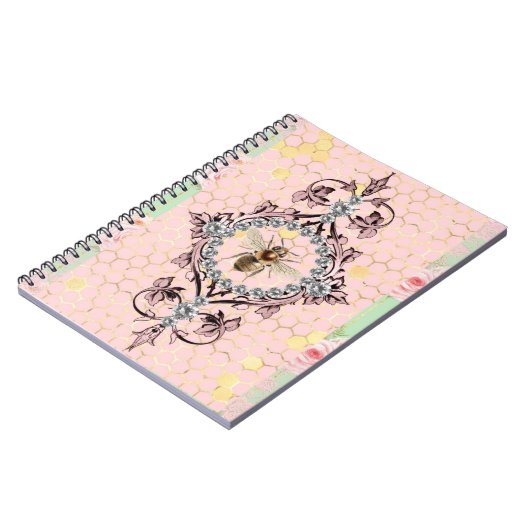 Carnet abeille rustique (Côté gauche)