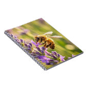 Carnet Abeille sur lavande (Côté Droit)
