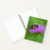 Carnet Abeille Sur Le Doodle De Chardon (Intérieur)